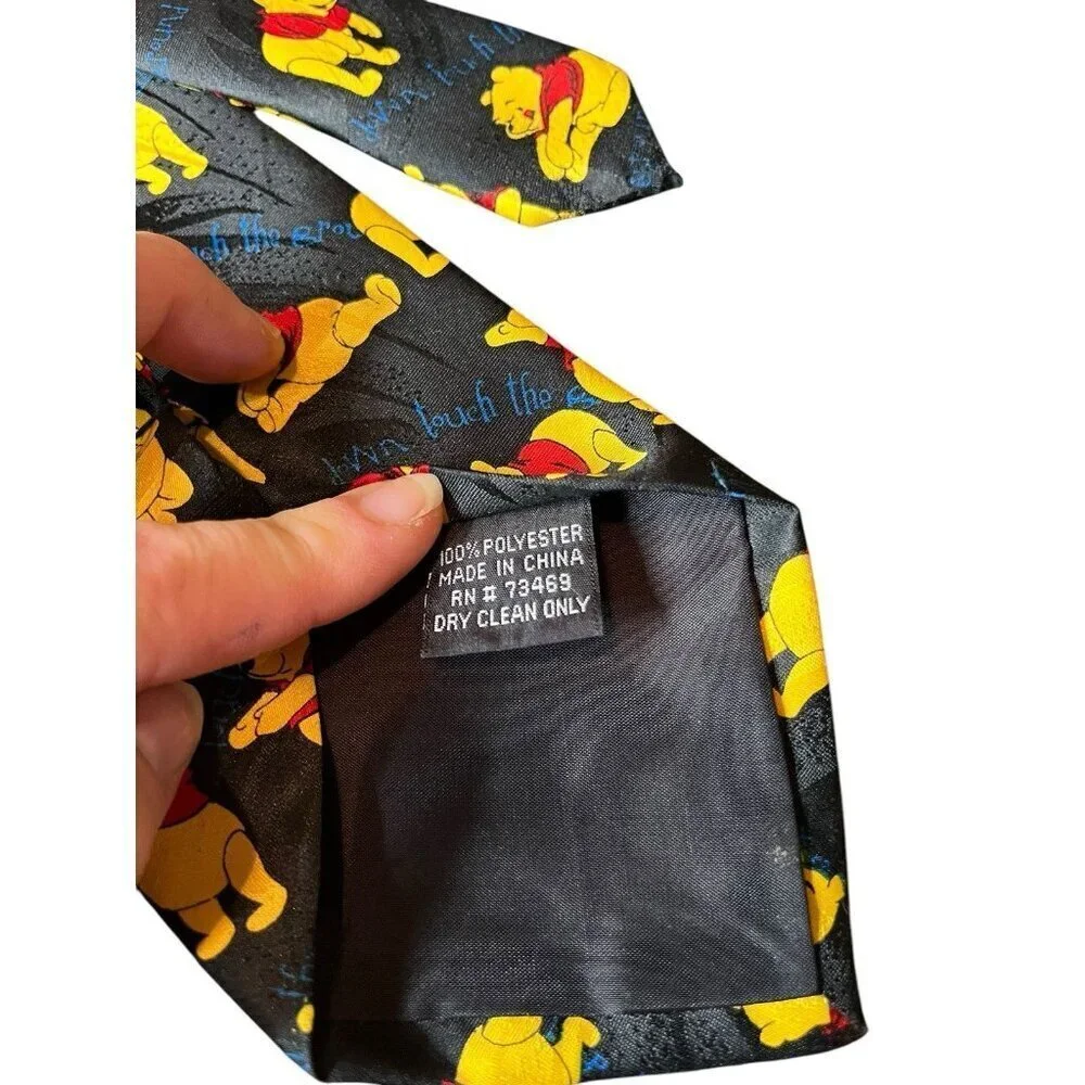 Pooh Men's Neck Tie Pooh Bear Disney Mens 4